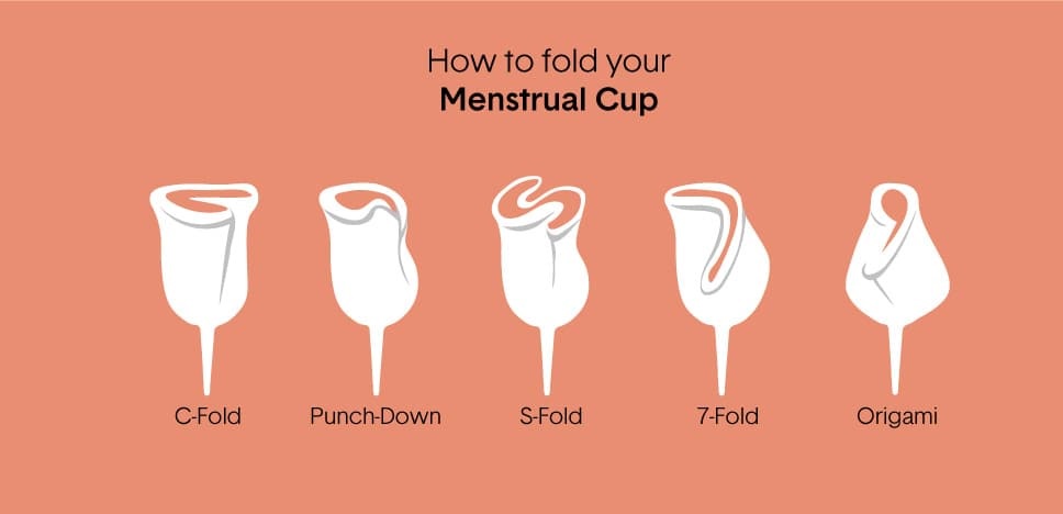 menstrual cup folding
